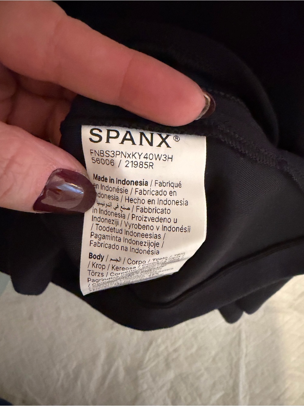 New SPANX Black mock neck Sweatshirt - Picture 5 of 5